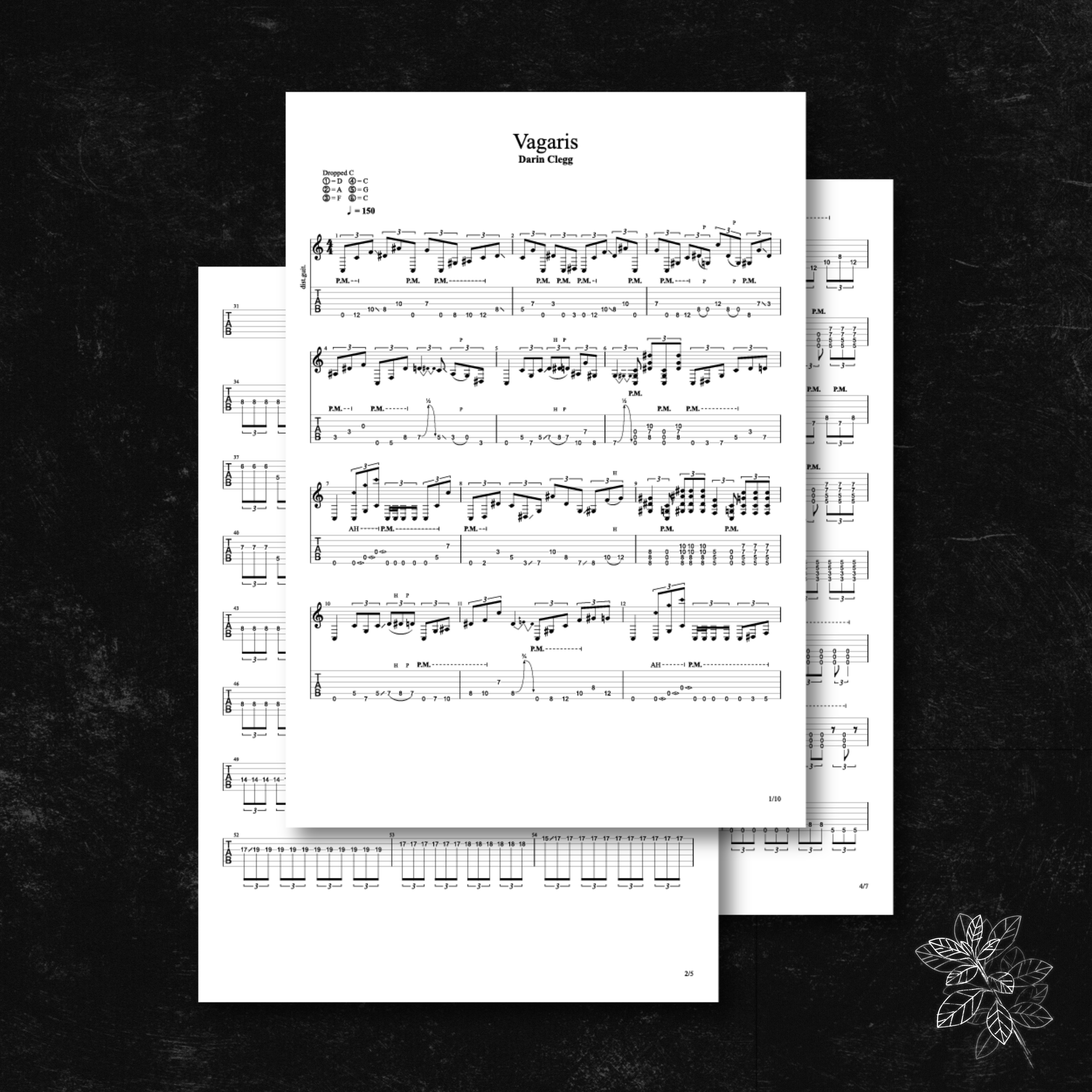 VAGARIS - GUITAR TABS